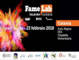 Award for the most voted at Catania FameLab 2018