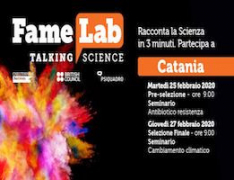 Selezioni FameLab 2020 a Catania